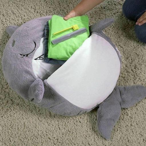 Спальний мішок дитячий Happy Nappers Shark 3в1 120 см (2cff62da) - фото 3
