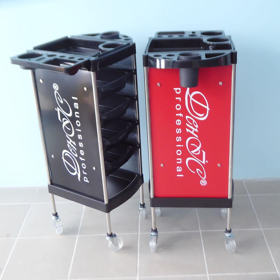 Візок перукарський під'їздне місце майстра ДенІС professional "Чебурашка +" Червоний (1453070717) - фото 3