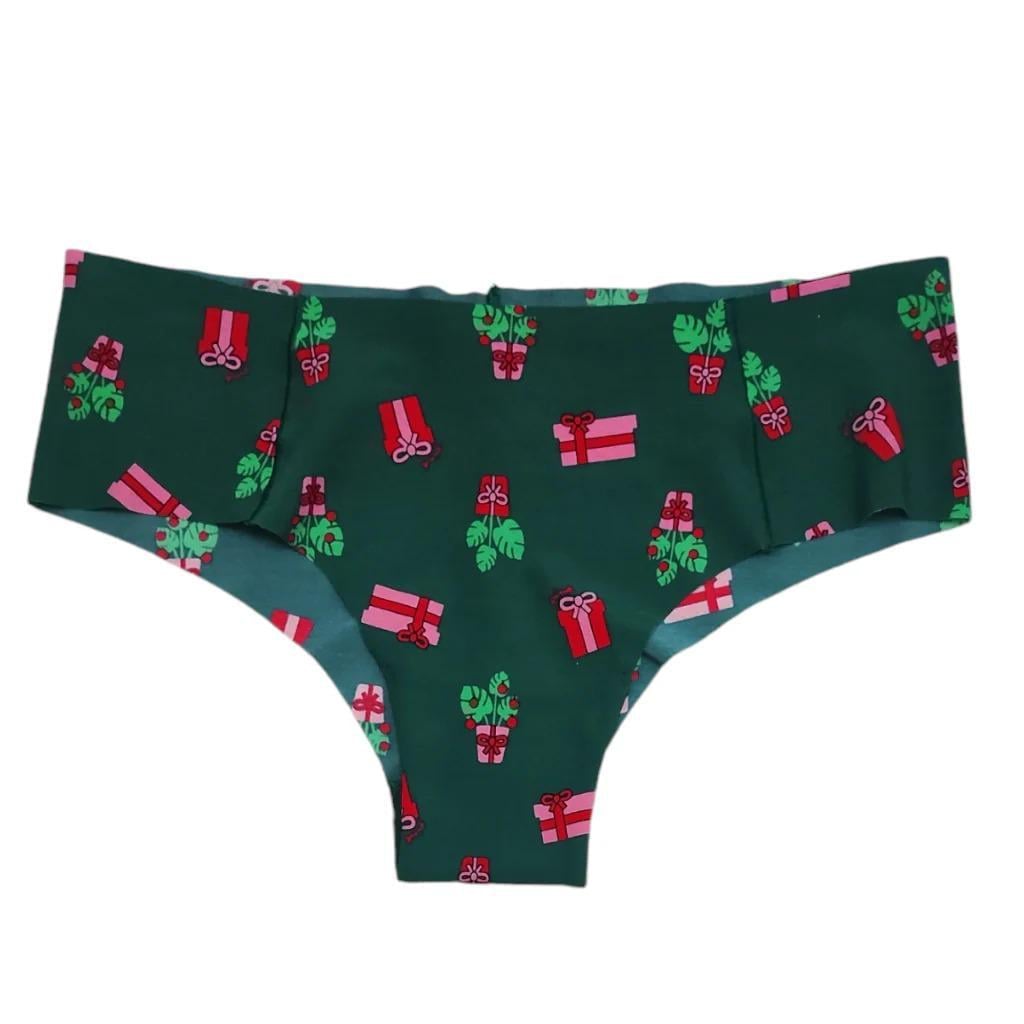 Трусики бесшовные Victoria's Secret PINK No-Show Cheeky L Зеленый (23233а)