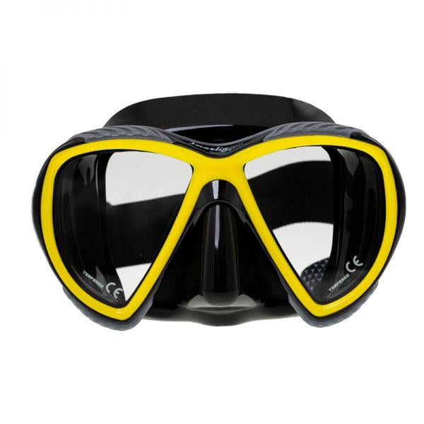 Маска для подводной охоты и дайвинга Marlin Accent Yellow/Black Маска для подводной охоты и дайвинга Marlin Accent Yellow/Black