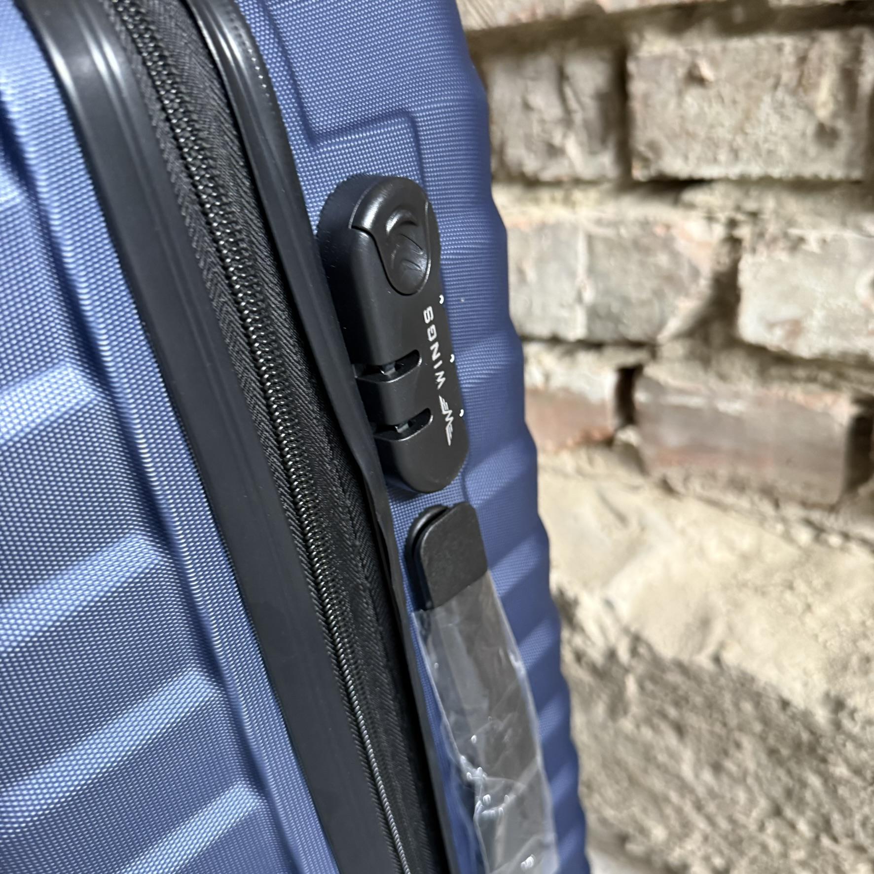 Чемодан Wings PEA01 дорожный S Синий (26557475) - фото 7