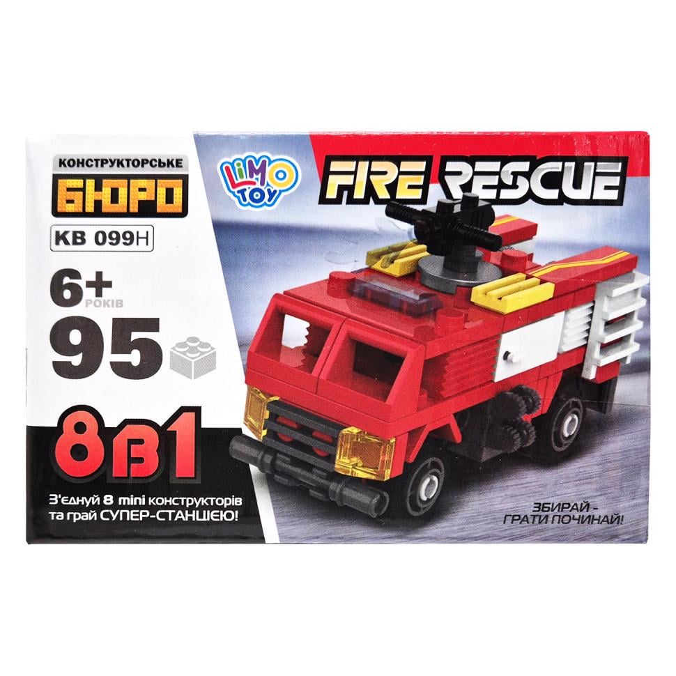 Конструктор дитячий Пожежна служба порятунку Fire Rescue KB 099H 95 деталей (RLT50835)