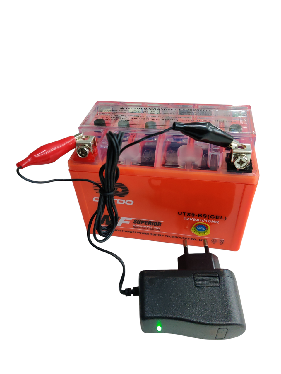 Акумулятор 12V 9 Ah в комплекті із зарядним пристроєм