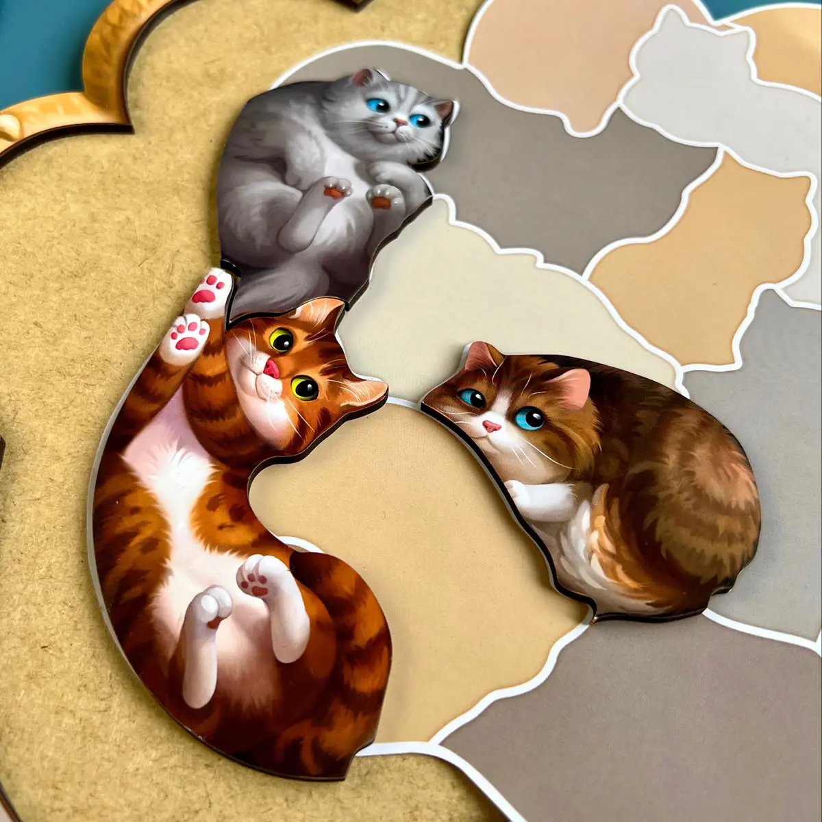 Пазл дерев'яний Котики-муркотики рамка-вкладка (2394139435) - фото 9 Пазл дерев'яний Котики-муркотики рамка-вкладка (2394139435) - фото 9