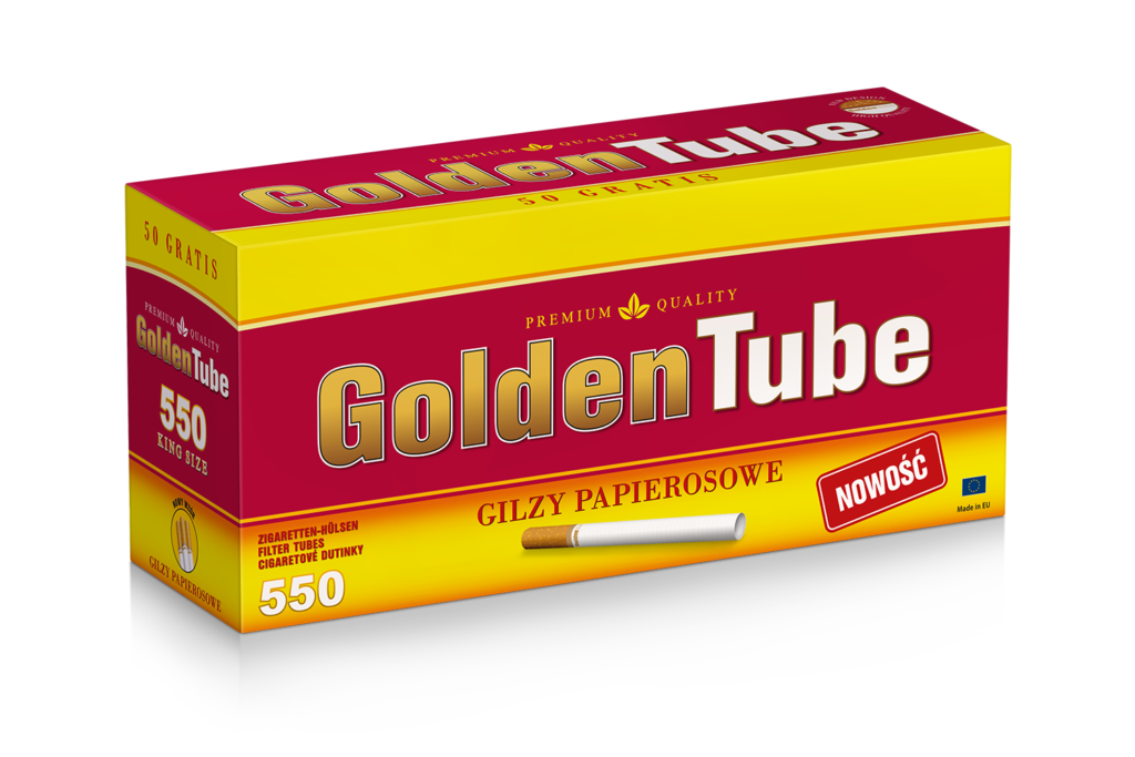 Сигаретные гильзы для табака GOLDEN TUBE 550 шт.