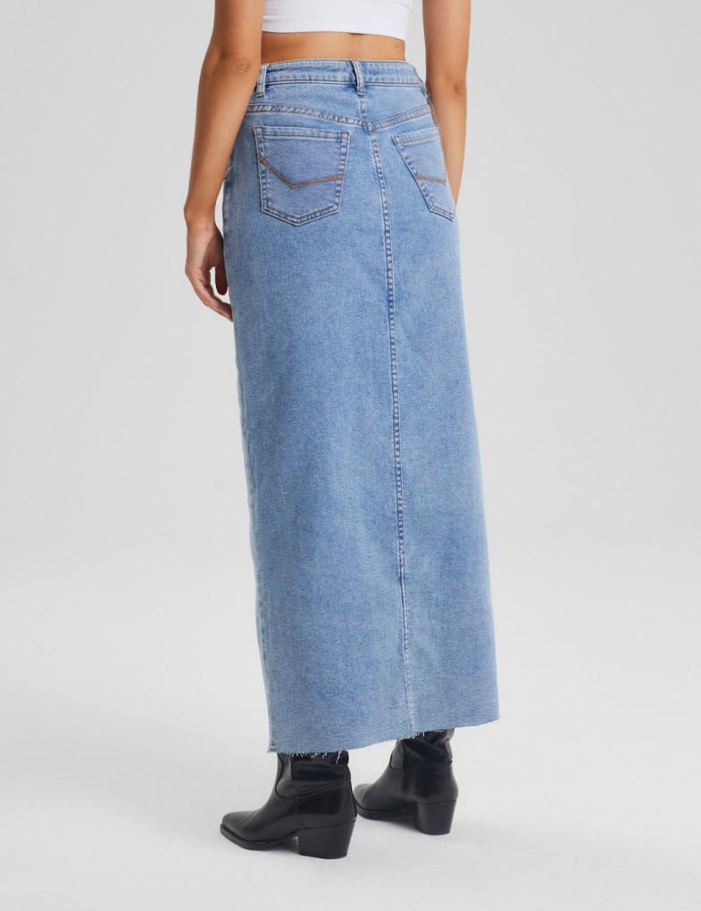 Юбка джинсовая женская Diverse NEBIULA M Светло-голубой (5902598981547) - фото 2 Юбка джинсовая женская Diverse NEBIULA M Светло-голубой (5902598981547) - фото 2