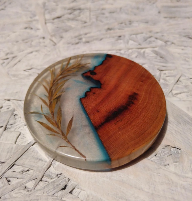 Підставка під чашку ЯРО з епоксидною смолою 85х10 см