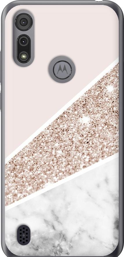 Чехол на Motorola E6s Пастельный мрамор (4342u-2001-42517)