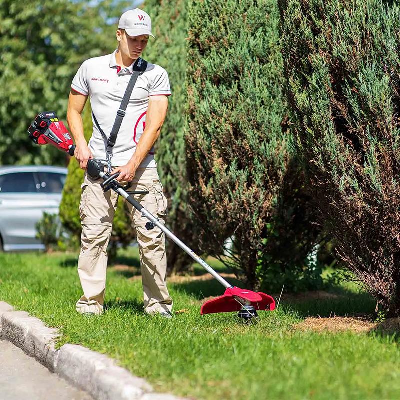 Триммер садовый аккумуляторный бесщеточный Worcraft CGT-S40LiBHP без аккумулятора и зарядного (13170) - фото 12