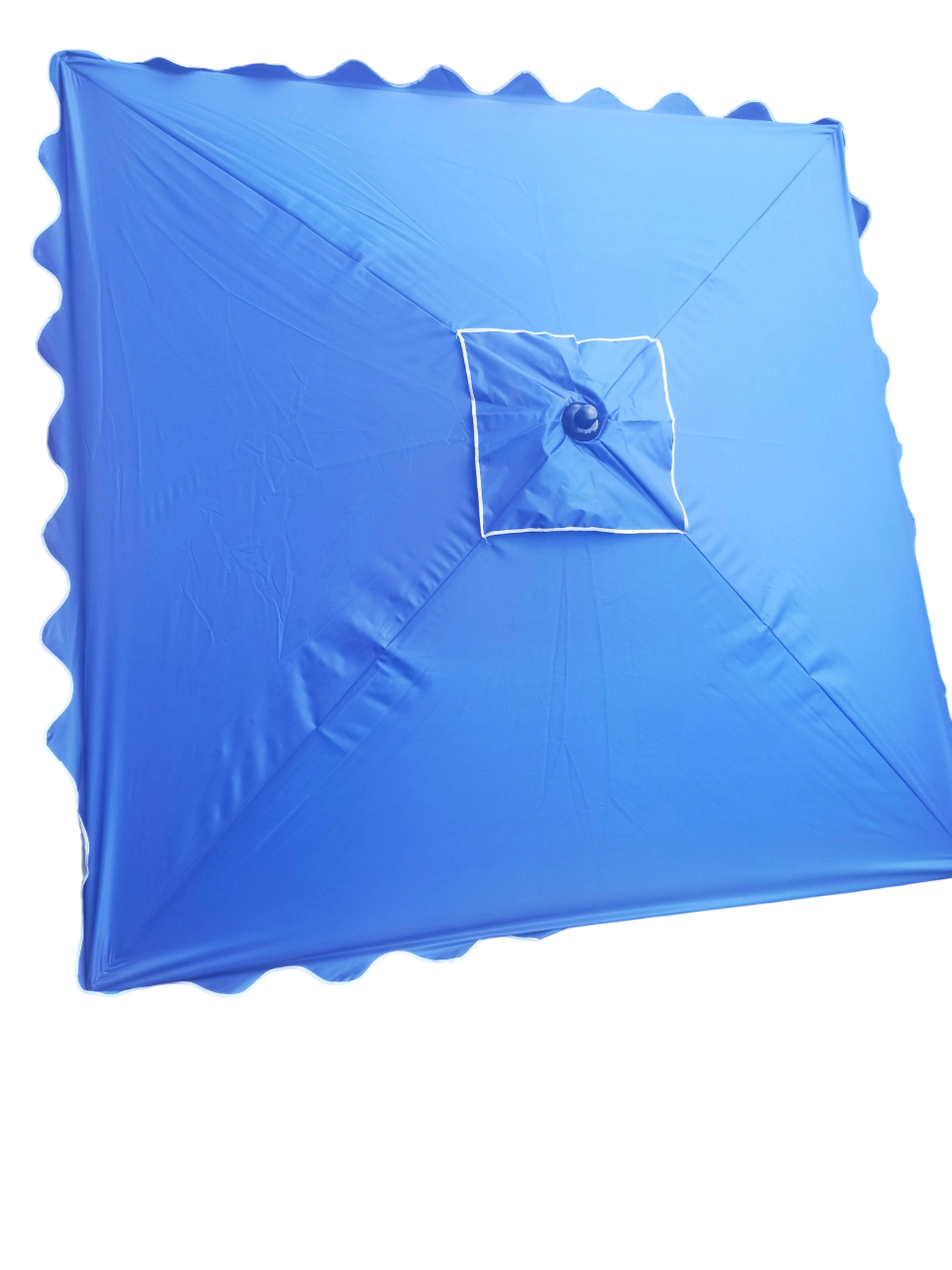 Зонт торговый с клапаном 3х2 м Синий/Серебряный (25410450) - фото 1