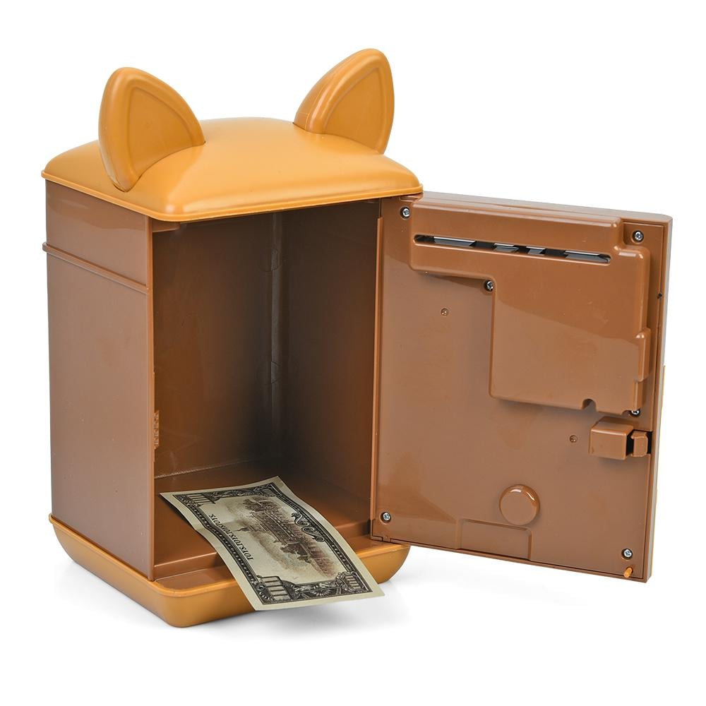 Копилка-сейф электронная затягивающая купюры с кодом и эффектами с капибарой (28052750) - фото 2