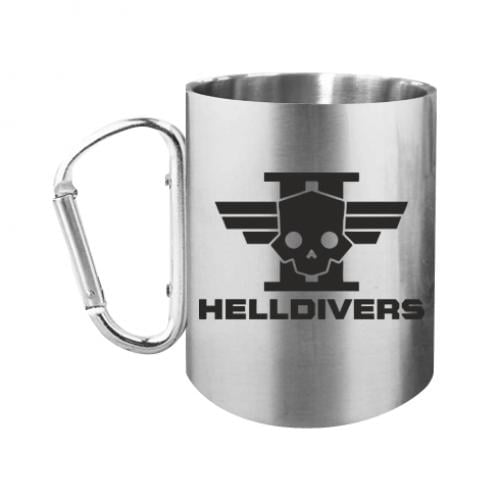 Кружка с ручкой Helldivers 2 logo 280 мл Серебряный (17432366-49-200640) Кружка с ручкой Helldivers 2 logo 280 мл Серебряный (17432366-49-200640)