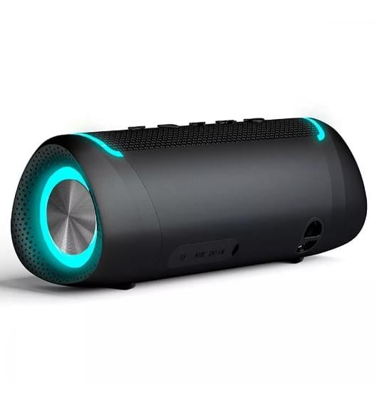 Портативна акустична колонка Proove Aura Bluetooth 5,3/RGB/AUX/16W/Micro SD Чорний (600571)