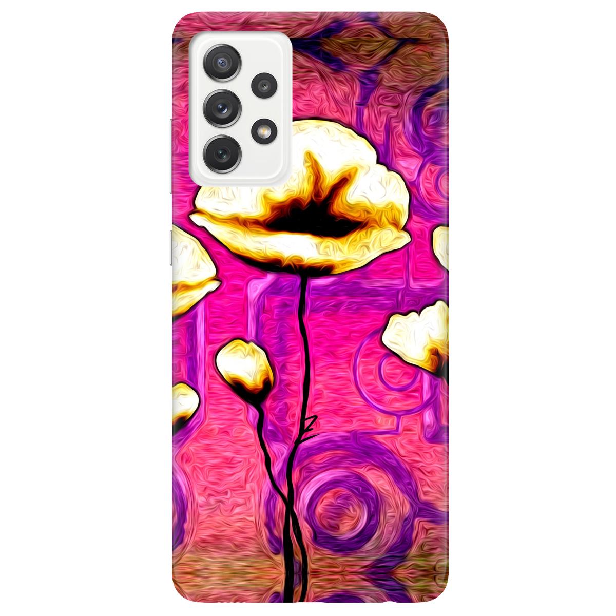 Силиконовый чехол Zorrov для Samsung Galaxy A72 - Flower kiss (15140040023124036)