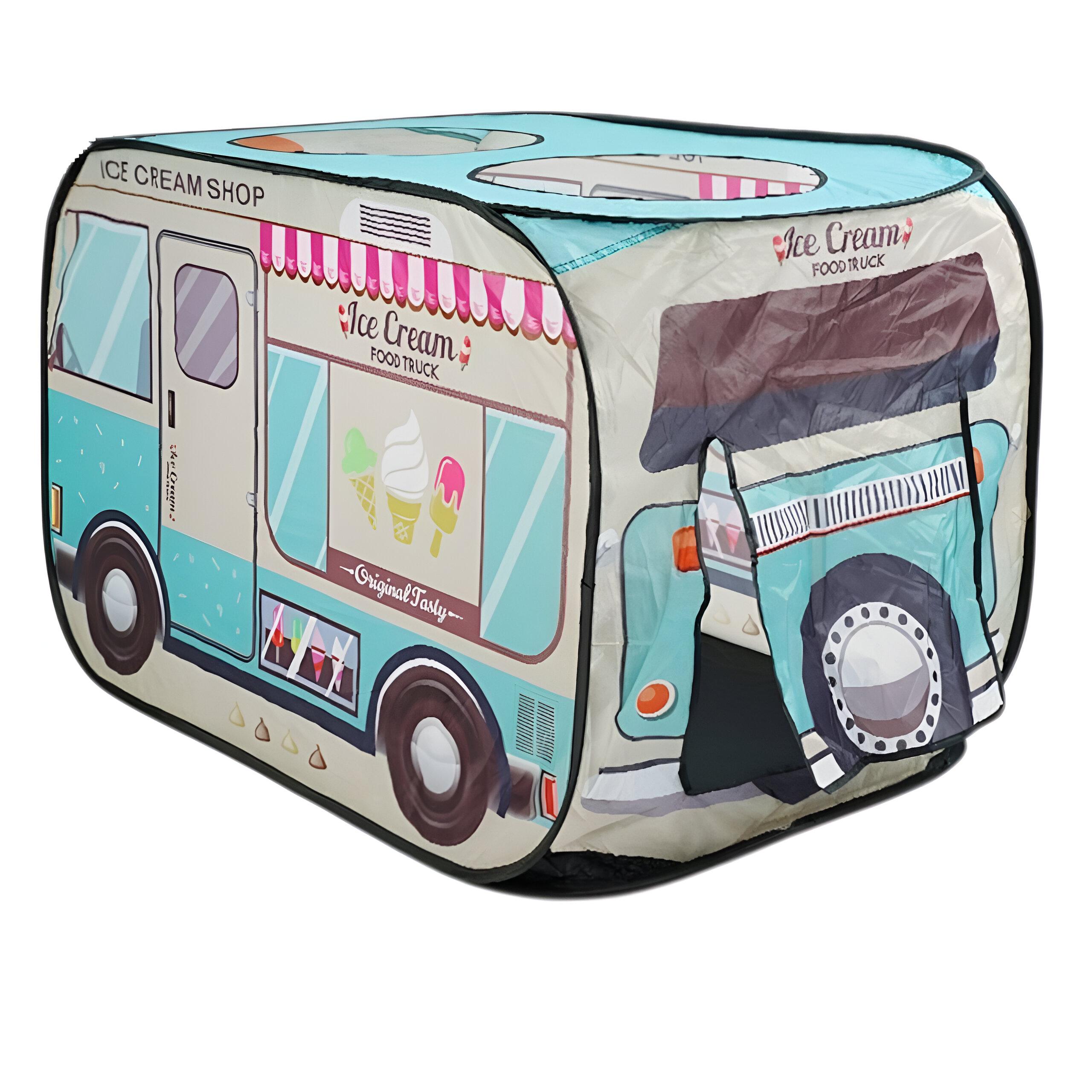 Игровая палатка "Автобус" 606-8010D 112x72x72 см Разноцветный - фото 2 Игровая палатка "Автобус" 606-8010D 112x72x72 см Разноцветный - фото 2