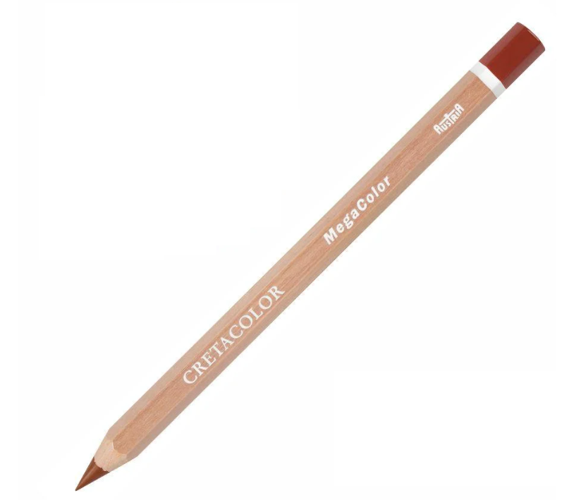 Олівець кольоровий Megacolor 29209 Rosa 29209 6 шт. Червона англійська (9014400292911) - фото 1