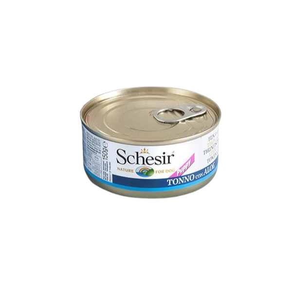 Консерва для щенков Schesir Tuna Aloe Puppy Тунец с алоэ 150 г (712622)