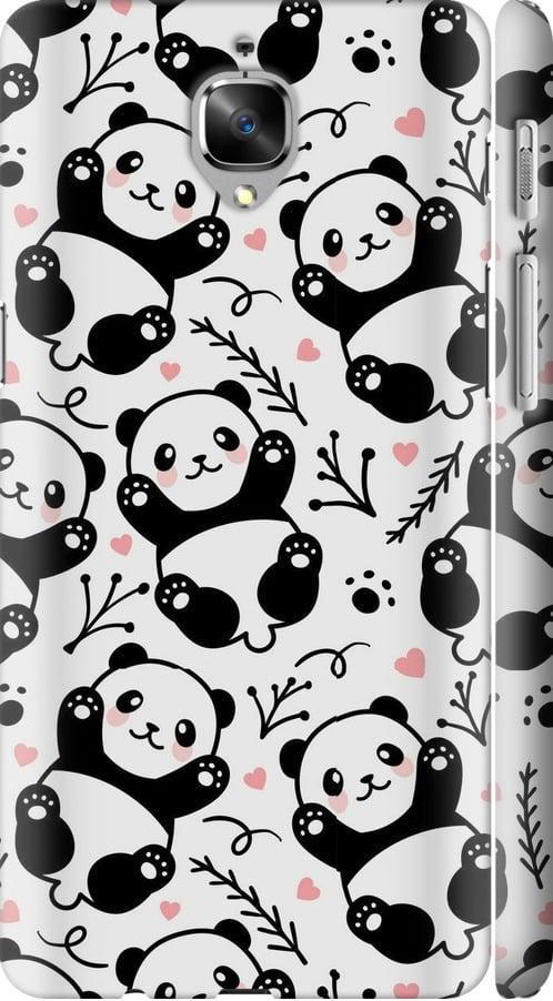 Чехол на OnePlus 3 Панды (4318m-334-42517) Чехол на OnePlus 3 Панды (4318m-334-42517)
