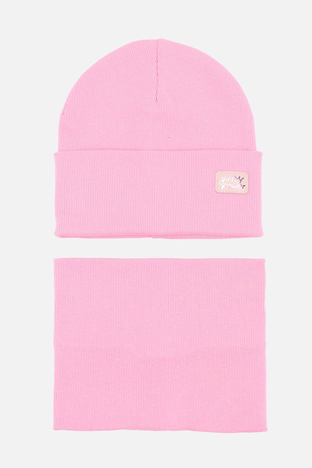 Набор для девочки шапка/шарф 48-50 см Розовый (ЦБ-00281903) Набор для девочки шапка/шарф 48-50 см Розовый (ЦБ-00281903)
