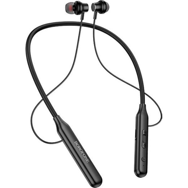 Наушники Borofone BE56 Powerful ABS и силикон 15 часов работы Черный (BE56B)