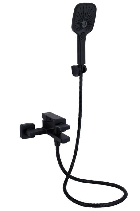 Смеситель для ванны Qtap Gemini QTGEM259BLM45682 Black Matt (56040)