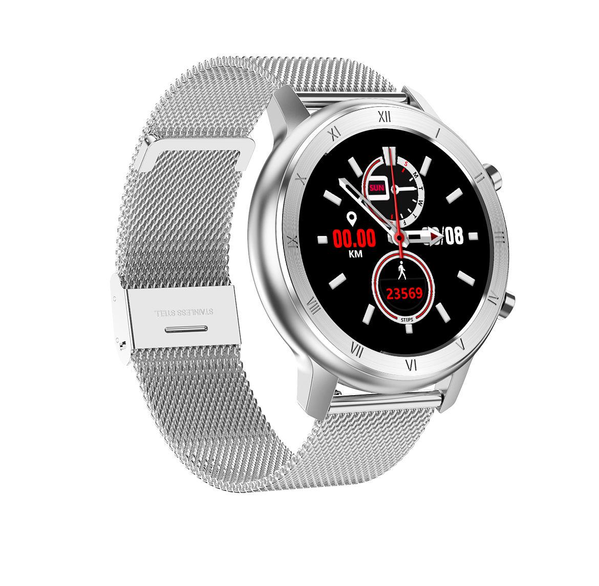 Смарт-часы Jiks Watch с пульсоксиметр Chrome