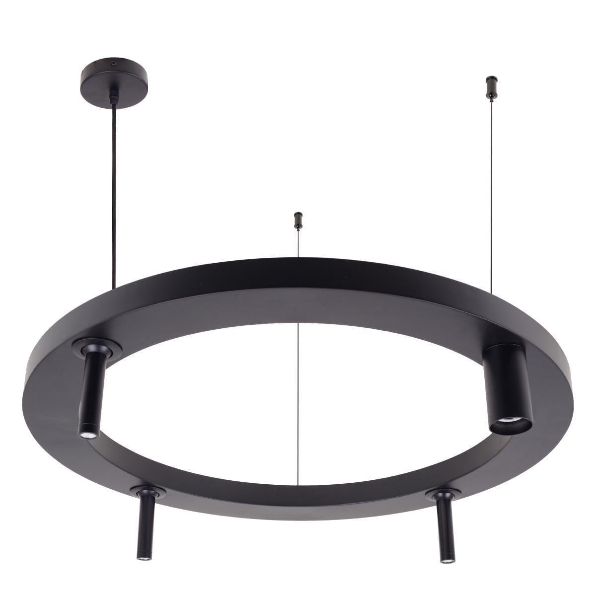 Люстра светодиодная BR-01 689S/5Wx3 GU10 7W BK "80