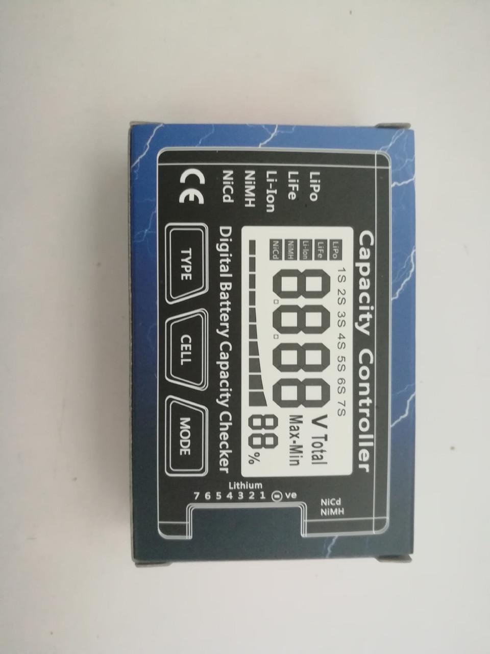 Цифровий тестер напруги та заряду CellMeter 7 для літієвих акумуляторів 1-7S з LCD-дисплеєм (2654575359) - фото 9 Цифровий тестер напруги та заряду CellMeter 7 для літієвих акумуляторів 1-7S з LCD-дисплеєм (2654575359) - фото 9