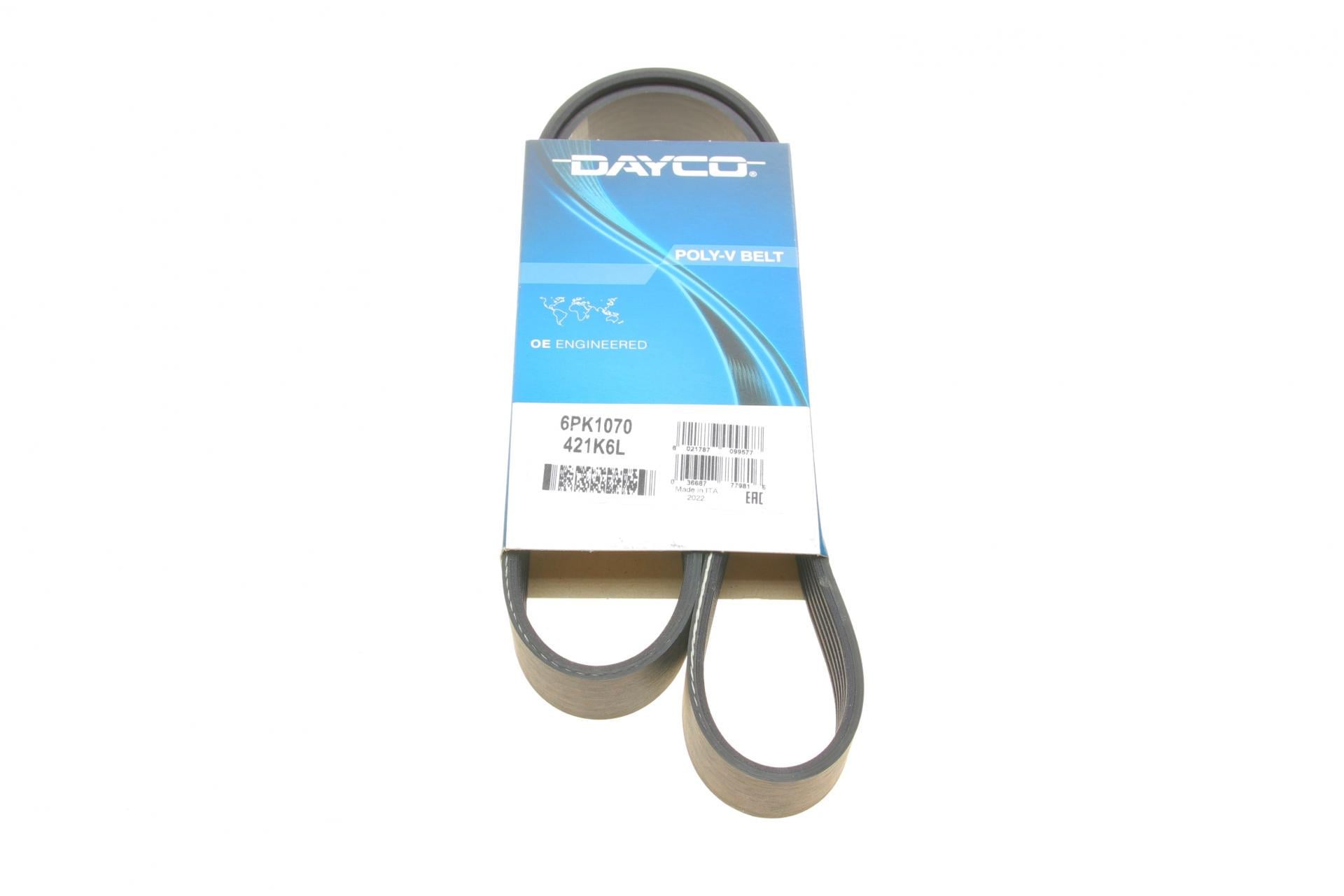 Ремень генератора DAYCO для VW Caddy 1.6-2.0TDI 10-20 (6PK1070)
