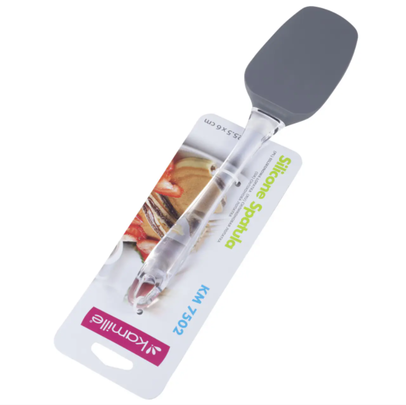 Лопатка силіконова Kamille KM-7502 25х6 см Сірий (NA001866)