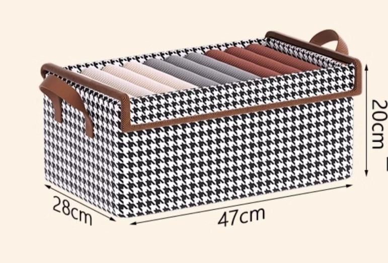 Органайзер для зберігання одягу у клітинку 47х28х20 см (2526048455) - фото 4