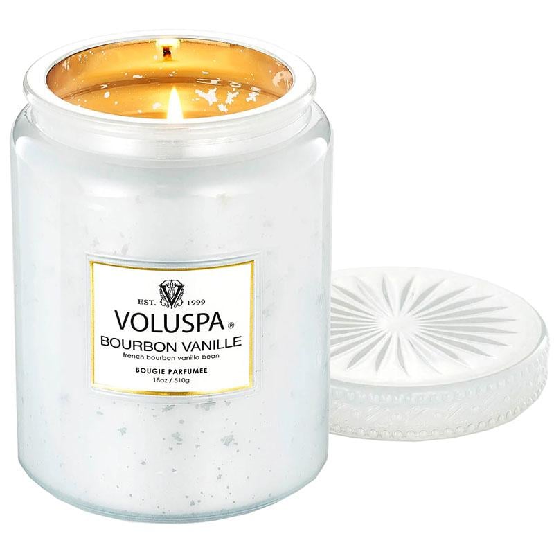 Свеча ароматическая Voluspa Vermeil Burbon Vanille 156 г стакан с крышкой (111006985)