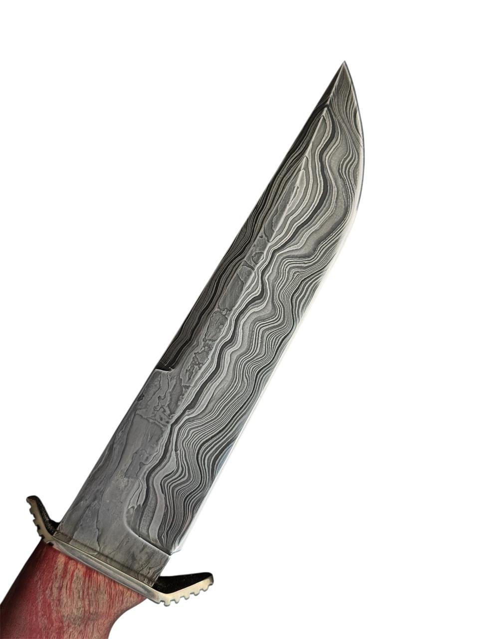 Нож ручной работы сталь дамаск Gorillas BBQ KN201 - фото 3