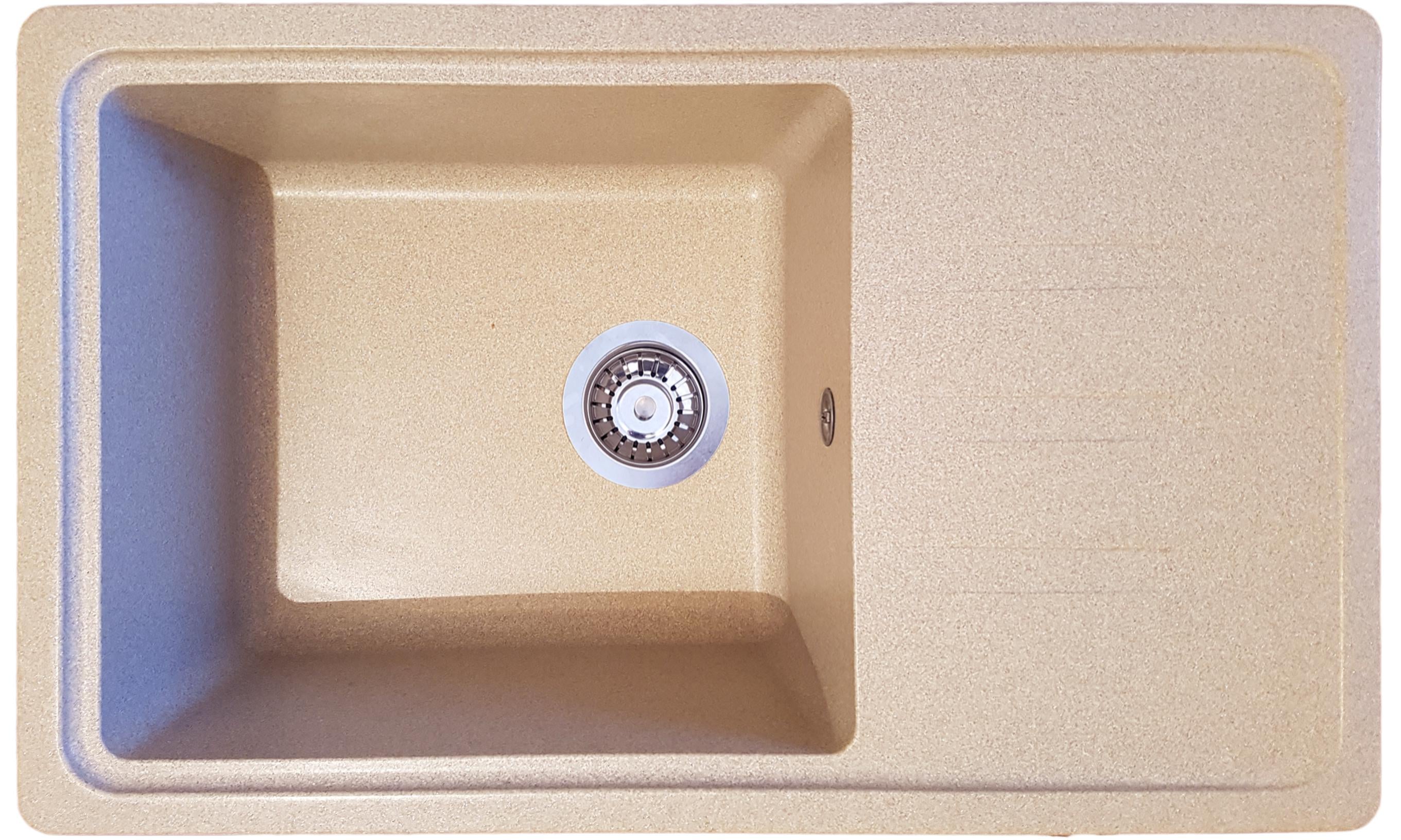 Мийка кухонна Valetti 63N 710x435 мм Бежевий
