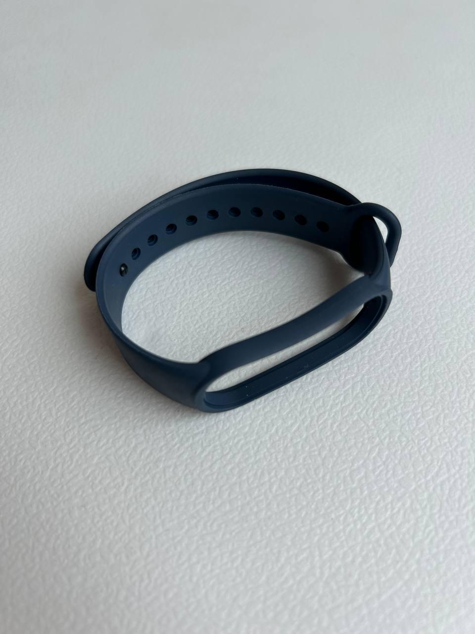 Ремешок для Mi Band 6 BeWatch силиконовый Синий (8908) - фото 5