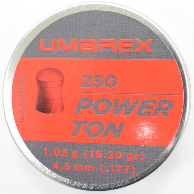 Кульки для пневматичної зброї Umarex Power Ton 1,05 г калібр 177 мм 250 шт. (27612055) - фото 3 Кульки для пневматичної зброї Umarex Power Ton 1,05 г калібр 177 мм 250 шт. (27612055) - фото 3