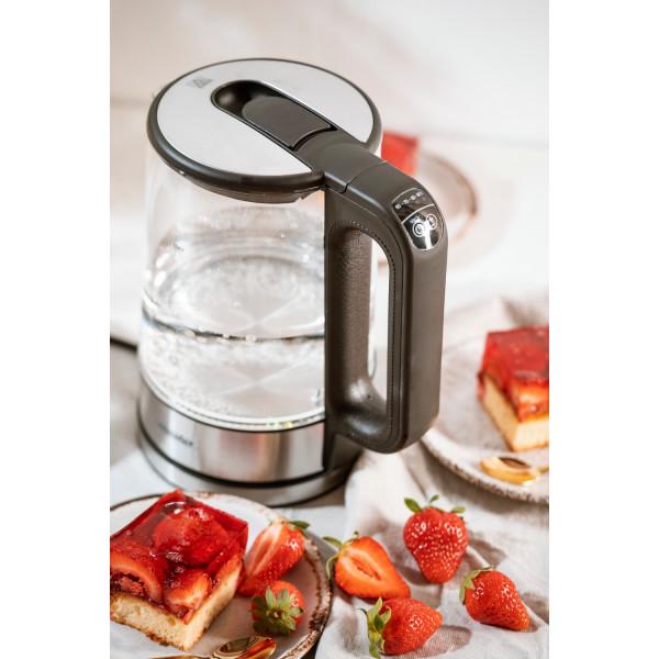 Электрочайник Mesko MS 1301 стеклянный с установкой температуры 2200 Вт, 1,7 л Black (MS1301B) - фото 11 Электрочайник Mesko MS 1301 стеклянный с установкой температуры 2200 Вт, 1,7 л Black (MS1301B) - фото 11