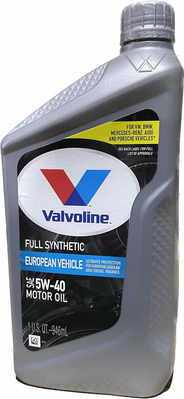Моторное масло VALVOLINE EURO Vehicle 5W-40 0,946 л (VV966)