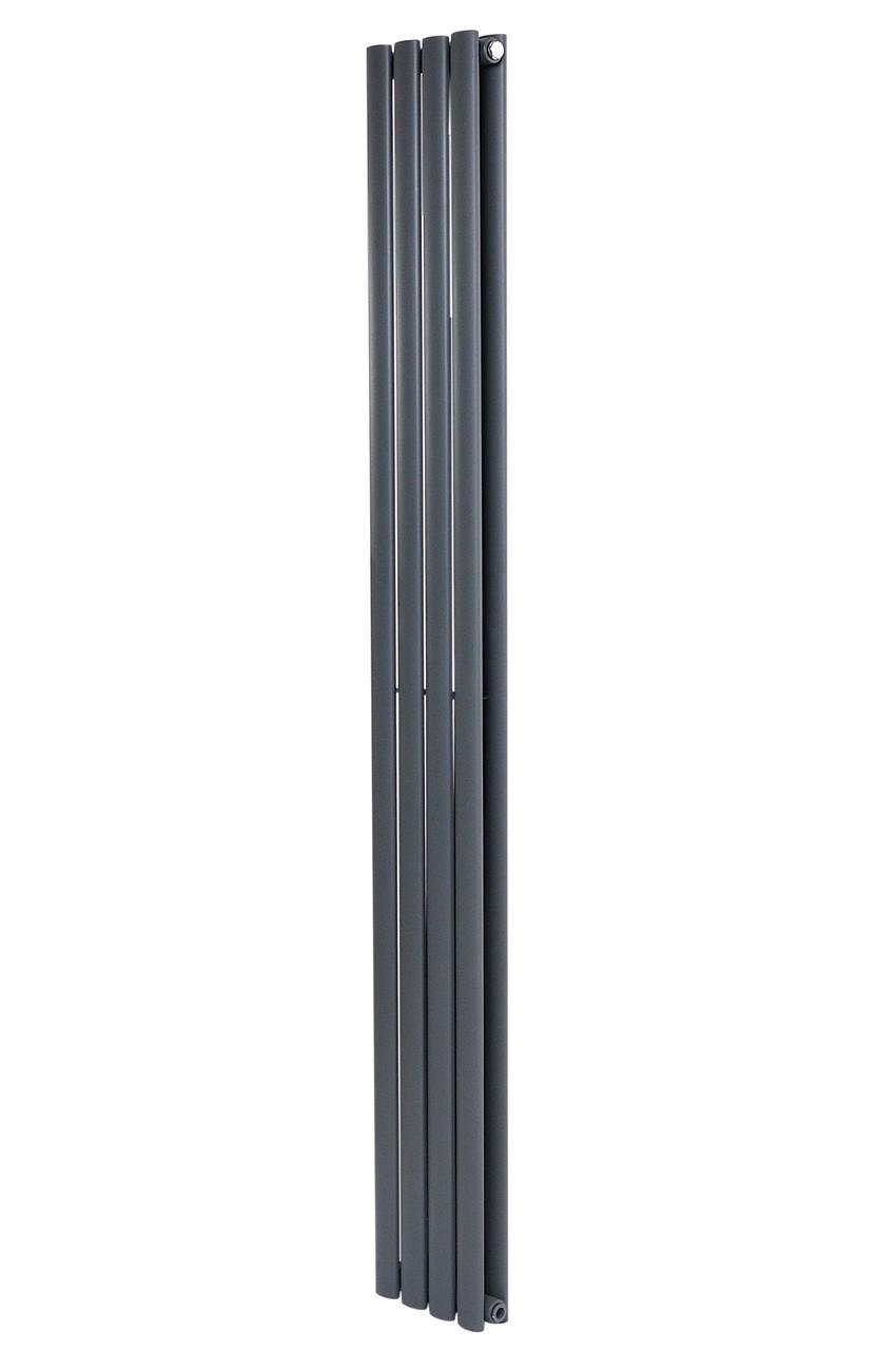 Радиатор дизайнерский вертикальный ARTTIDESIGN Rimini II 4 секции 1500x236x50 мм Серый матовый (AD-RM II.4.150.23.5.G)