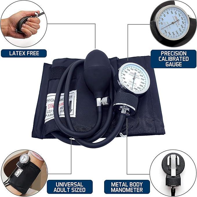 Тонометр Santamedical анероїдний сфігмоманометр з манжетою - фото 4 Тонометр Santamedical анероїдний сфігмоманометр з манжетою - фото 4