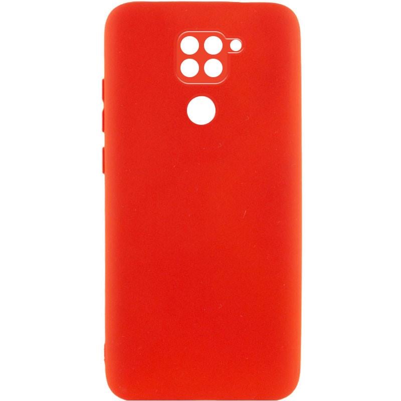 Противоударный чехол Silicone Cover Lakshmi Full Camera (A) для Xiaomi Redmi Note 9 / Redmi 10X Красный / Red