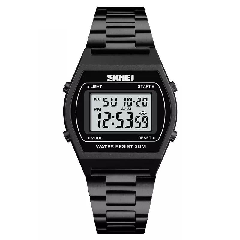 Часы наручные Skmei 1328 Black glass mirror (18481)