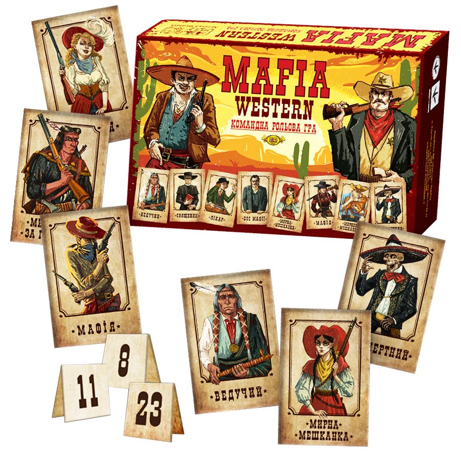 Настольная игра Мастер MAFIA WESTERN Разноцветный (SR-113-N-1202)