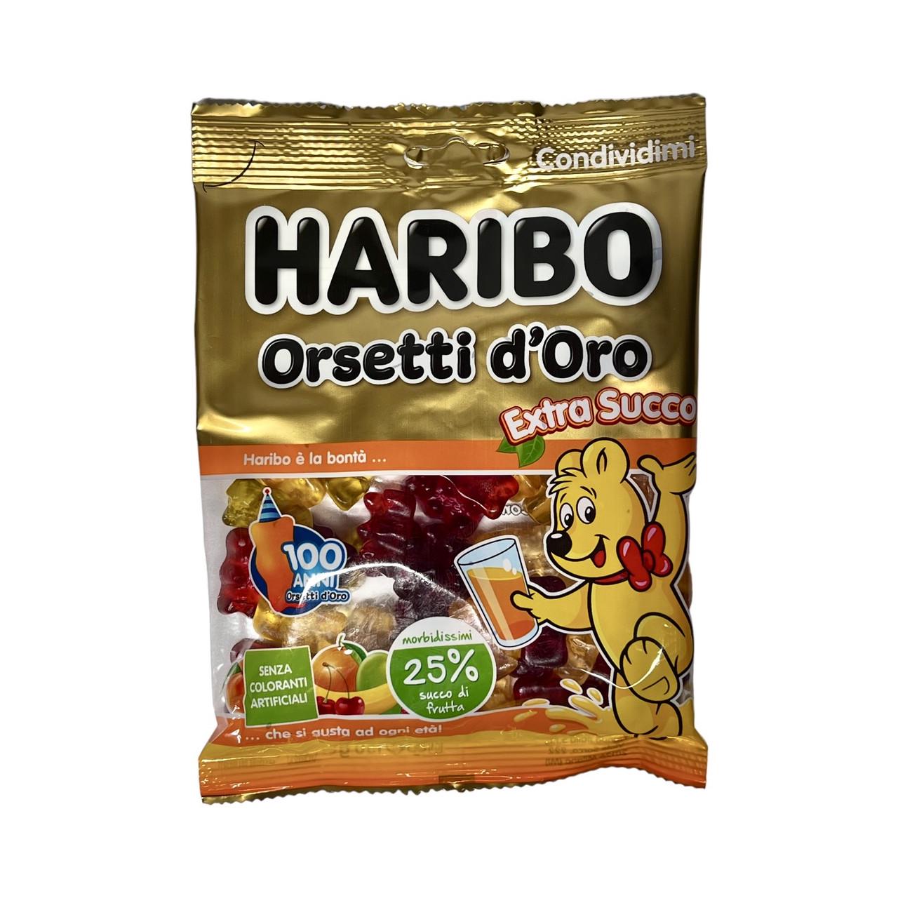 Желейки Haribo orsetti d`oro extra succo з фруктовим екстрактом соку 150 г Золотий (2088778236) - фото 1