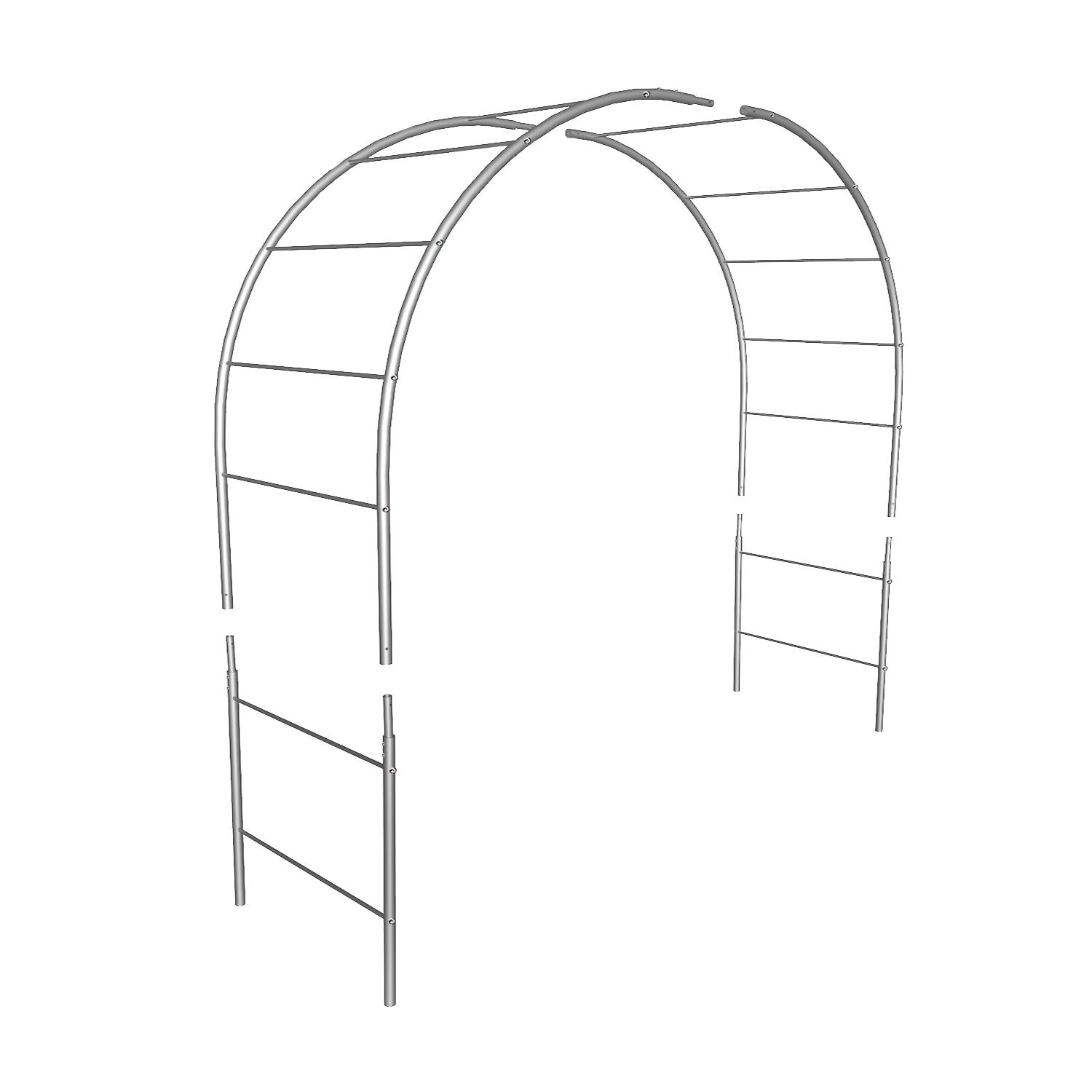 Опора для растений арка садовая 2900х2500х500 мм d 24 мм/d 12 мм (АС-D24/D12-2900*2500*500) - фото 3