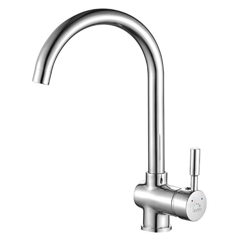 Смеситель Laveo LETE для мойки с изливом U Хром (BKU_068D) Смеситель Laveo LETE для мойки с изливом U Хром (BKU_068D)