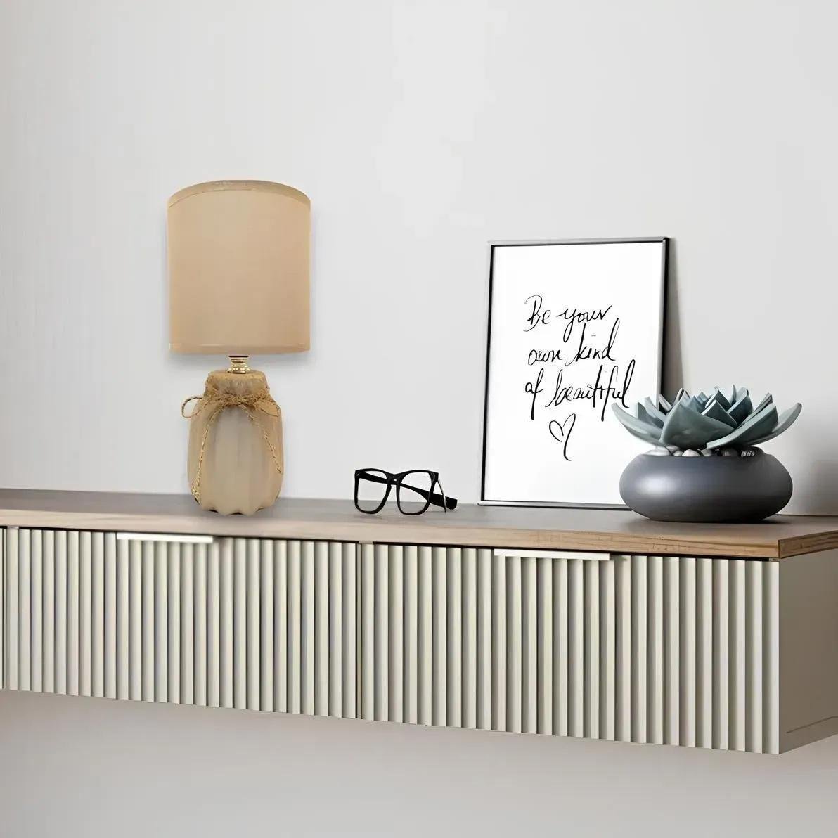 Настільна лампа Valeso з керамічним корпусом одинарна Е14 IP20 HS8869 Бежевий (28689237) - фото 2 Настільна лампа Valeso з керамічним корпусом одинарна Е14 IP20 HS8869 Бежевий (28689237) - фото 2