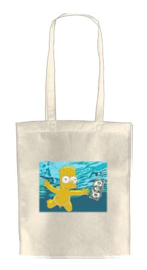 ЭКО-сумка для шопинга Nirvana Nevermind Bart (212520766-nirvana-nevermind-bart)