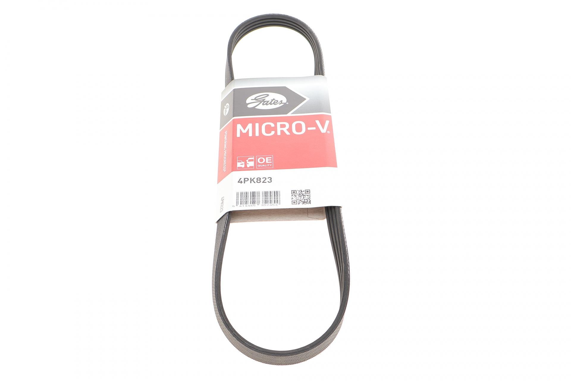 Ремень генератора GATES Nissan Primera/Micra/Note/Toyota Corolla 1.0-2.5D 83- (4PK823)
