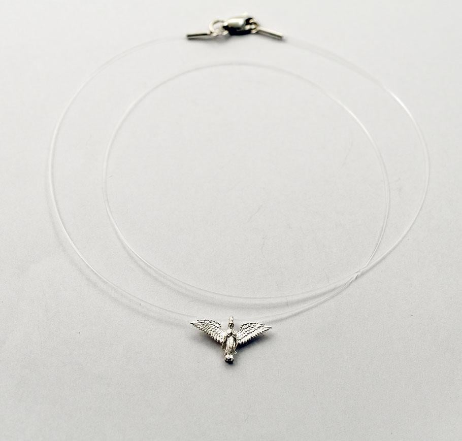Подвеска Maxi Silver 9290 Ангелочек на леске (89290)